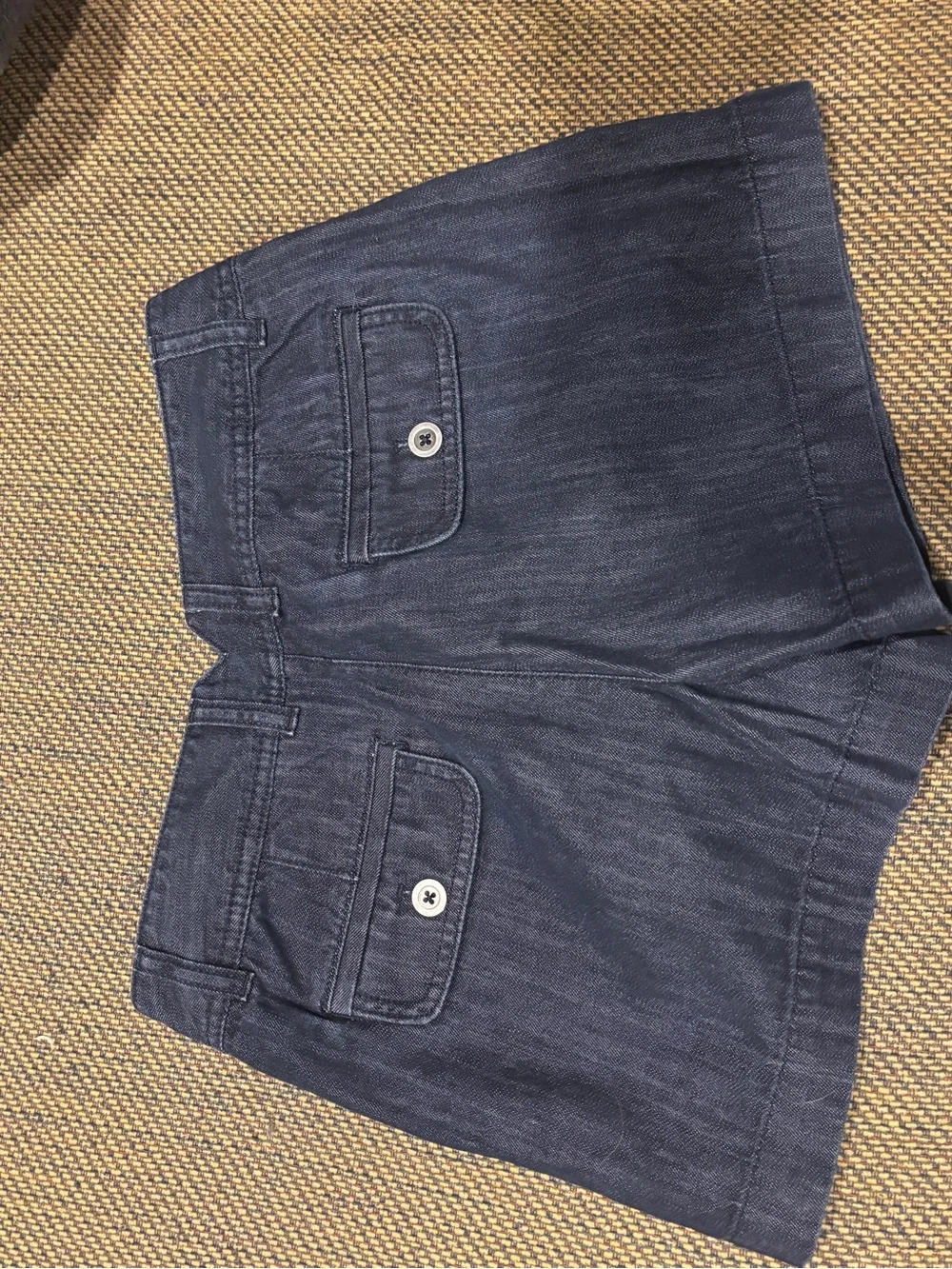 LOFT Dark Indigo Denim Shorts